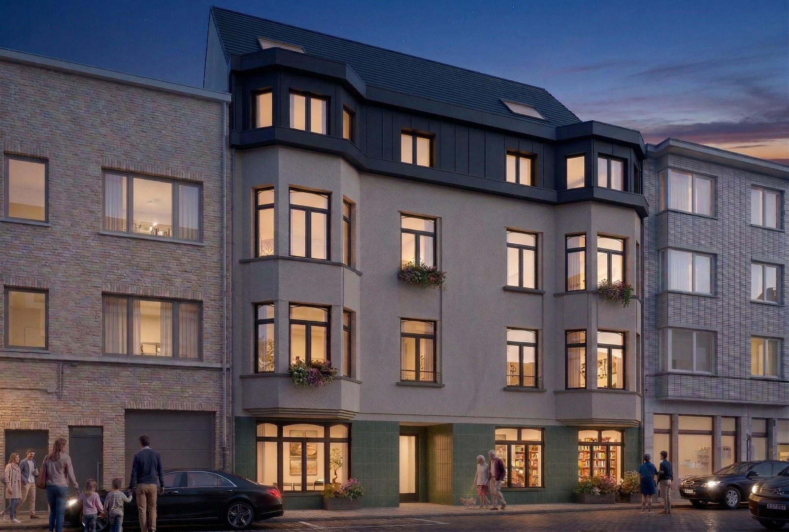 KNUS GV 1-SLAAPKAMER APPARTEMENT MET STADSTUINTJE - foto 4