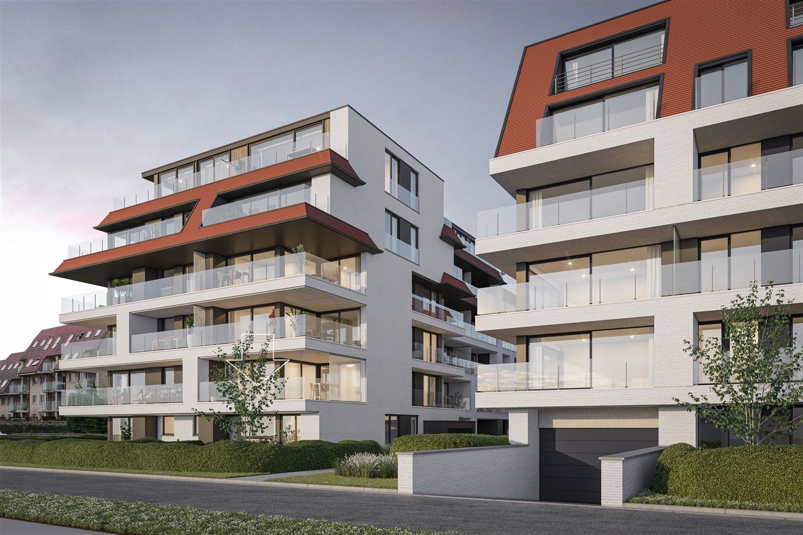 C0103 Hoekappartement 2 slpk kant havengeul met 40m² terras !  - foto 2