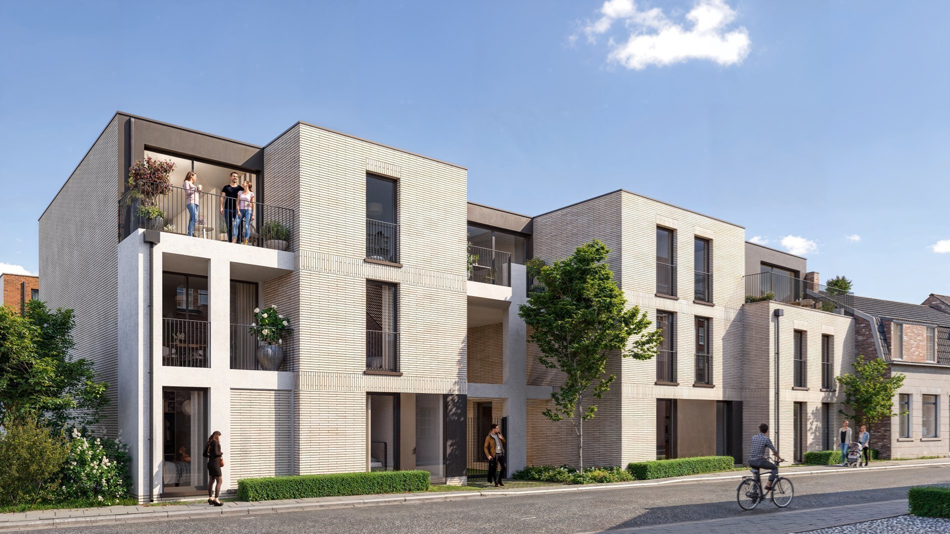 2e VERDIEP - Nieuwbouw PENTHOUSE - 2 terrassen &amp; 2 grote kamers ! - foto 4