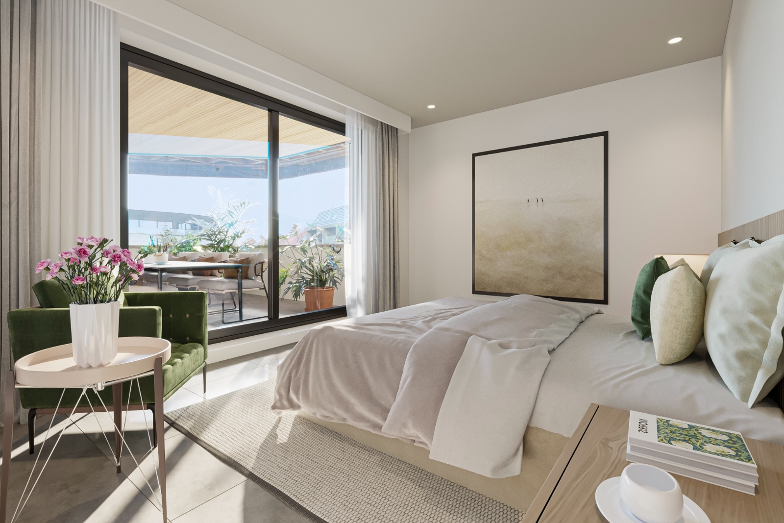 PRACHTIG RUIM APPARTEMENT MET 2 SLPKS EN EEN GROOT LEEFTERRAS - foto 4