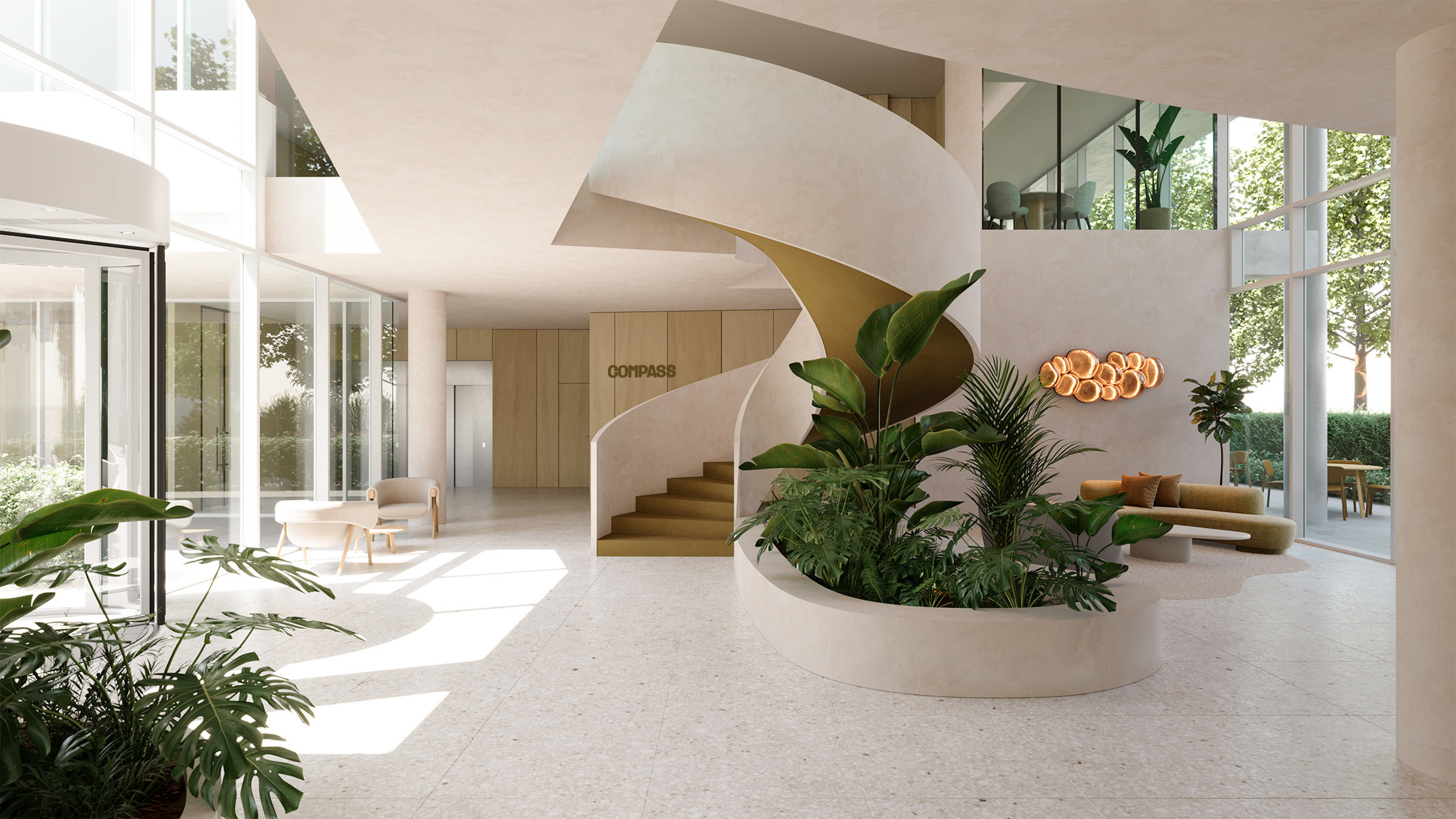 Kantoor te huur van 624 m² in het modern kantoorgebouw "Compass" - foto 2