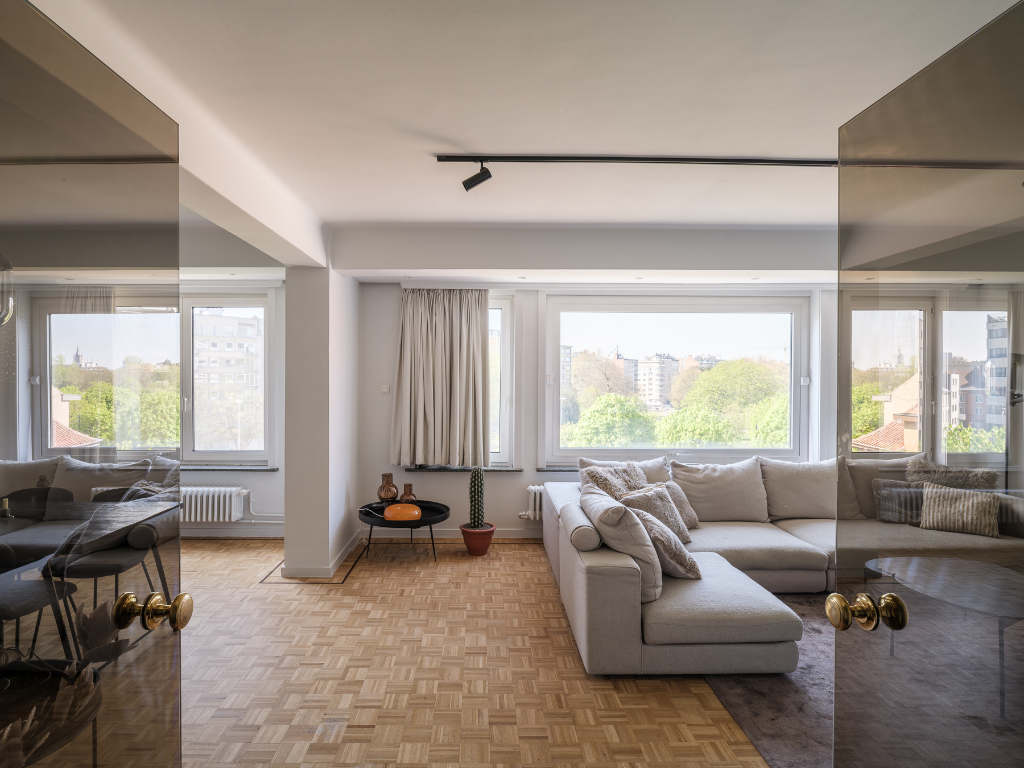 Kwalitatief hoekappartement (BVO 118 m²) met terras en een weids zicht over het Zuidpark en de torens van Gent. - foto 2