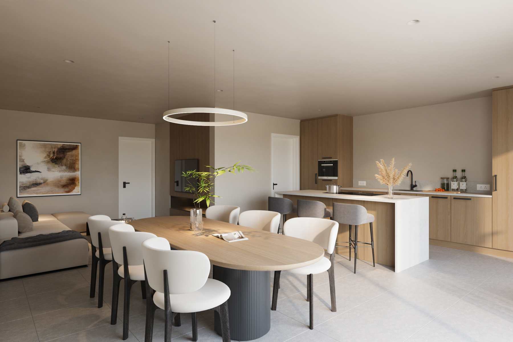 Moderne nieuwbouwwoning met 3 slpk.- 2 badk., tuin en garage - foto 4