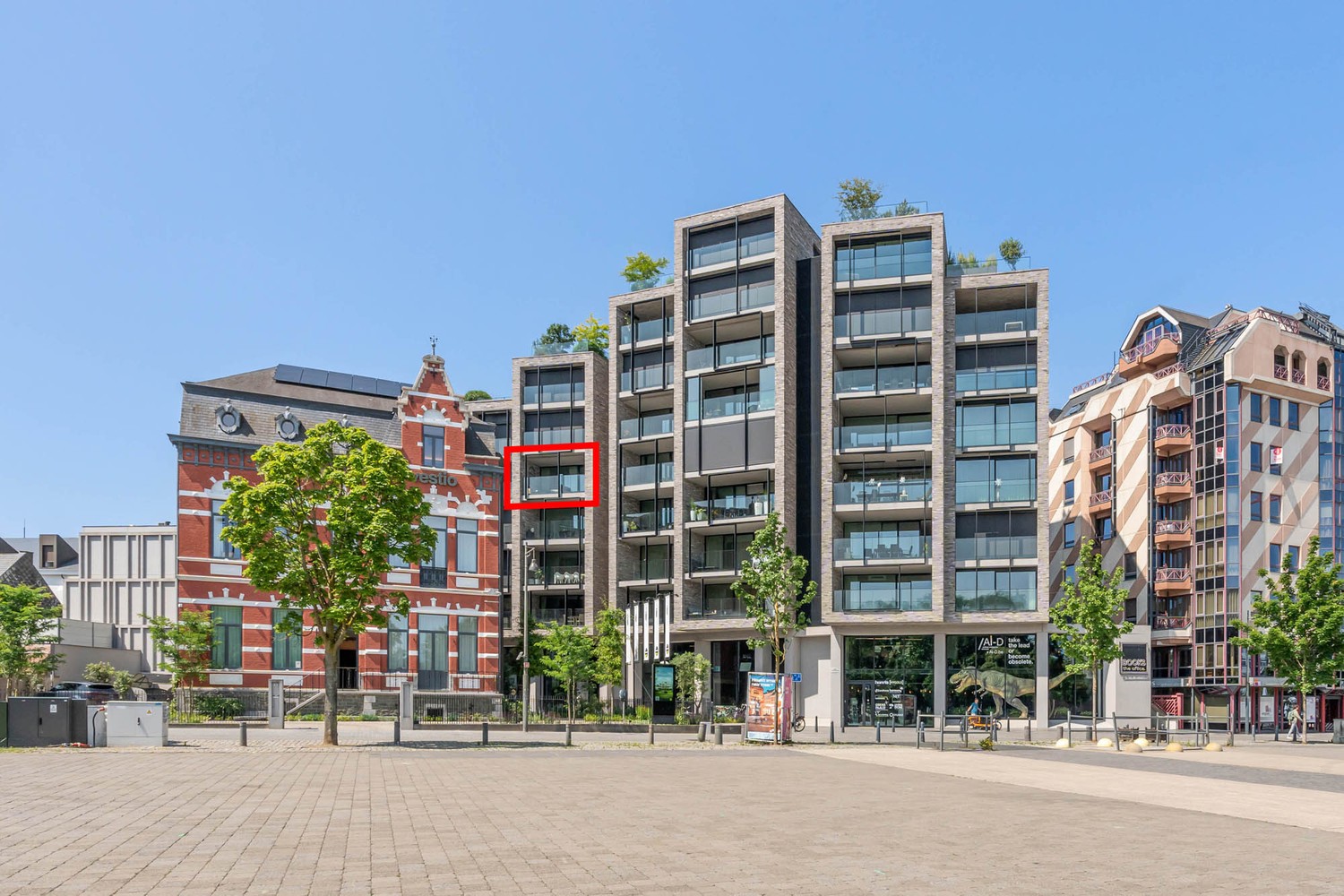 Bemeubeld appartement met prachtig zicht op het Dusartplein. - foto 4