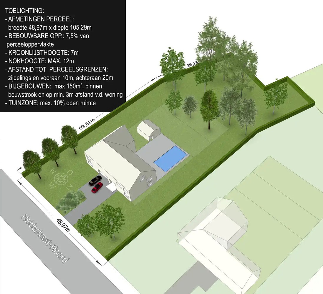 Bouwgrond (5.003 m²) voor een open bebouwing in Kapellen! - foto 3