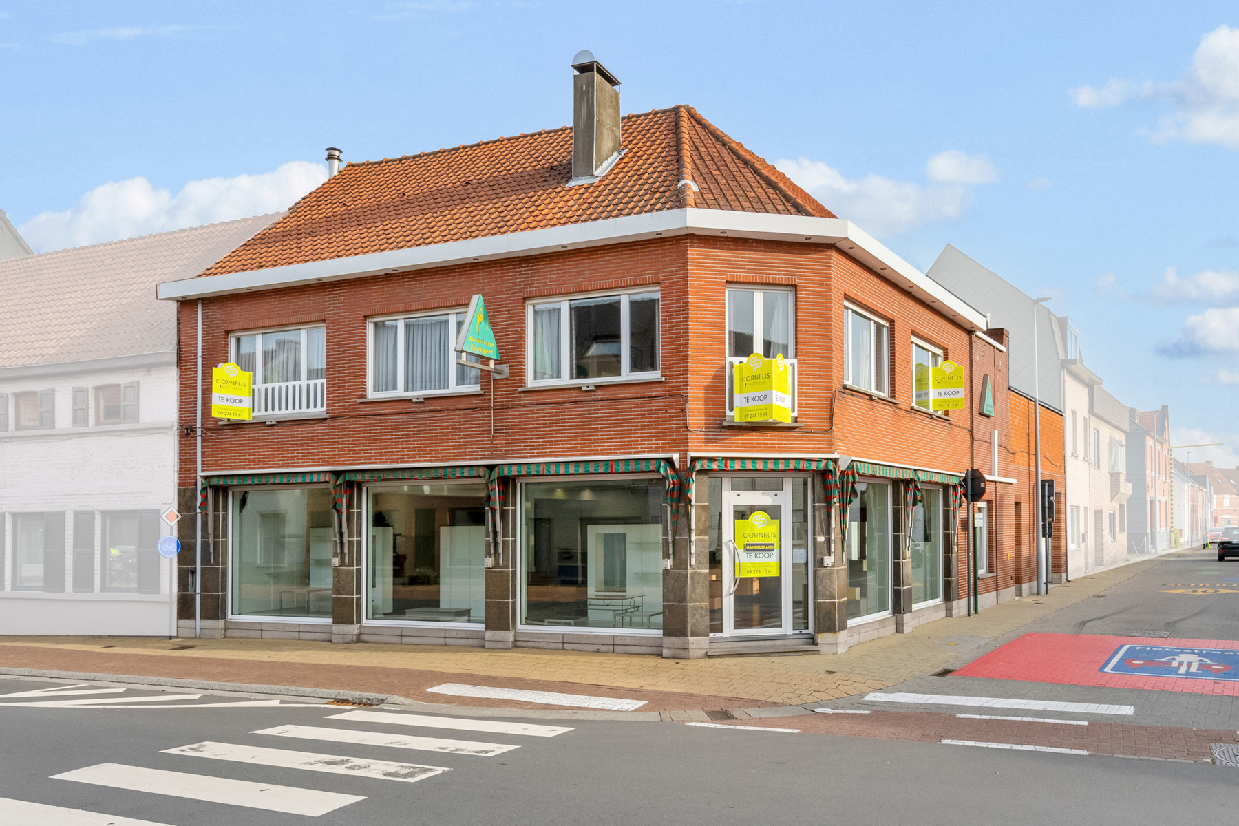 Merelbeke centrum: handelspand met woonst, garage en terras  - foto 3