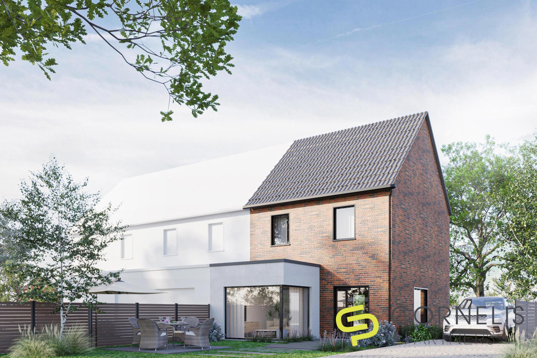 Twee landelijke nieuwbouwwoningen te Moerbeke - foto 1