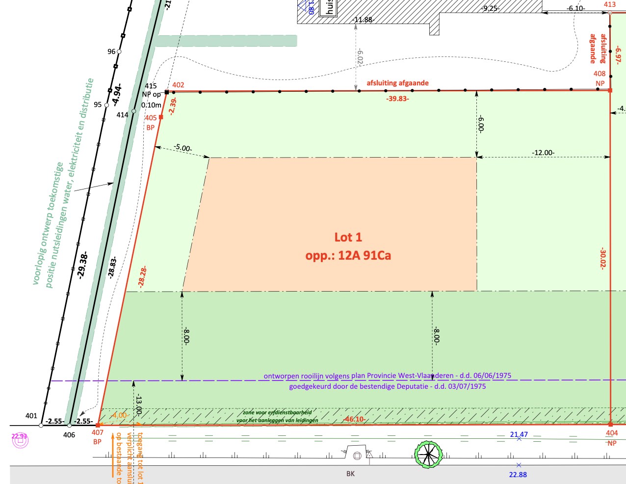Projectgrond voor woonst/vrije beroepen/kantoor in Menen - foto 2