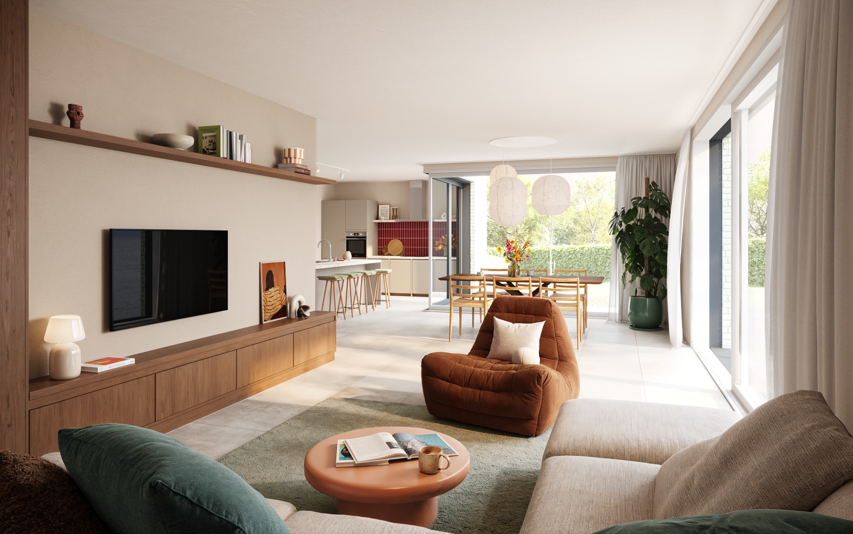 Ruime halfopen bebouwing op groene ligging (5 slpk’s) - foto 4