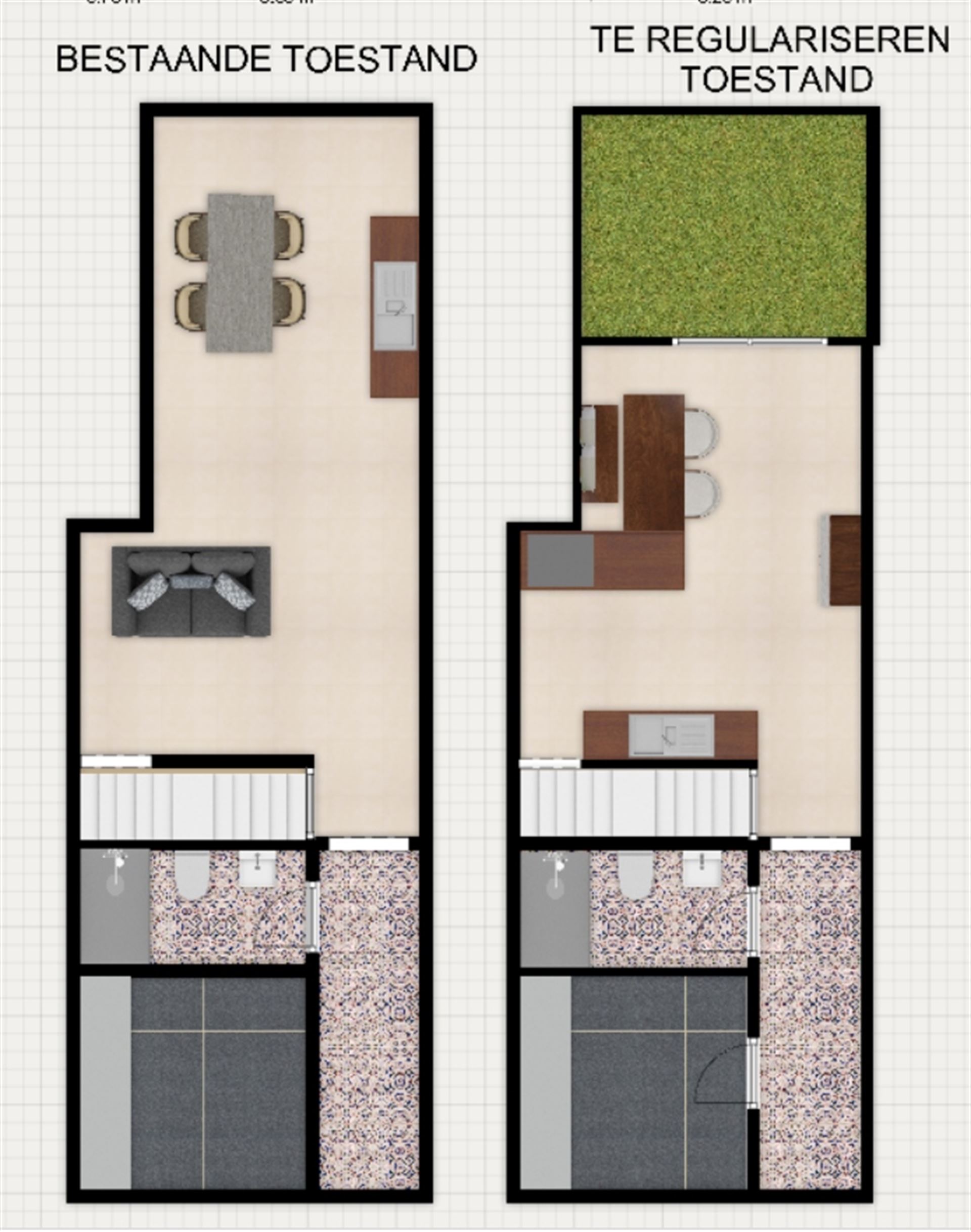 Te regulariseren woning met 3 slpks en 3 badkamers. - foto 4