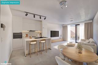 INSTAPKLAAR NIEUWBOUW GELIJKVLOERSAPPARTEMENT MET RUIM TERRAS, BUITENBERGING EN CARPORT IN HET HARTJE VAN HOESELT*** Bekijkt u dit instapklaar...