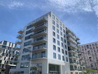 BRUSSEL, Willebroekkaai, binnen het Canal Wharf-project, bedrijfsruimte op de begane grond van gebouw C. Deze ruimte is ideaal voor een vrij beroep...