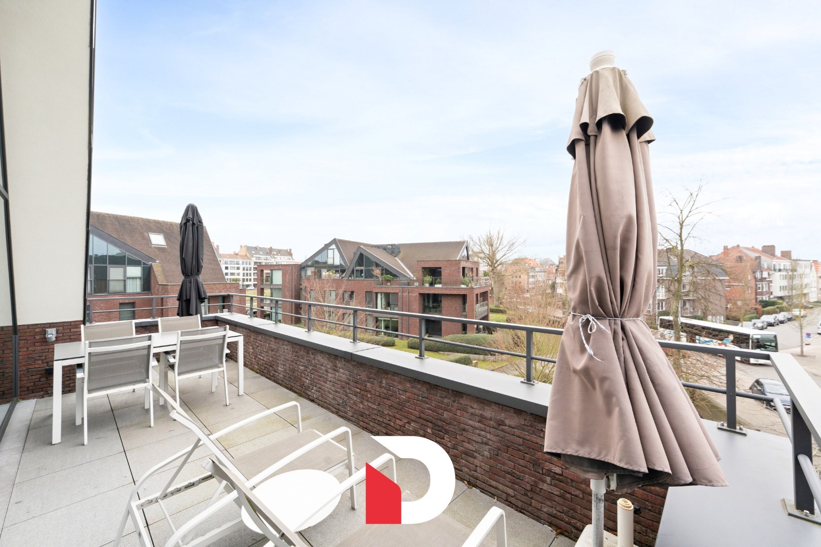 Dakappartement met 3 slk en riant zonneterras te Kristus-Koning - foto 4