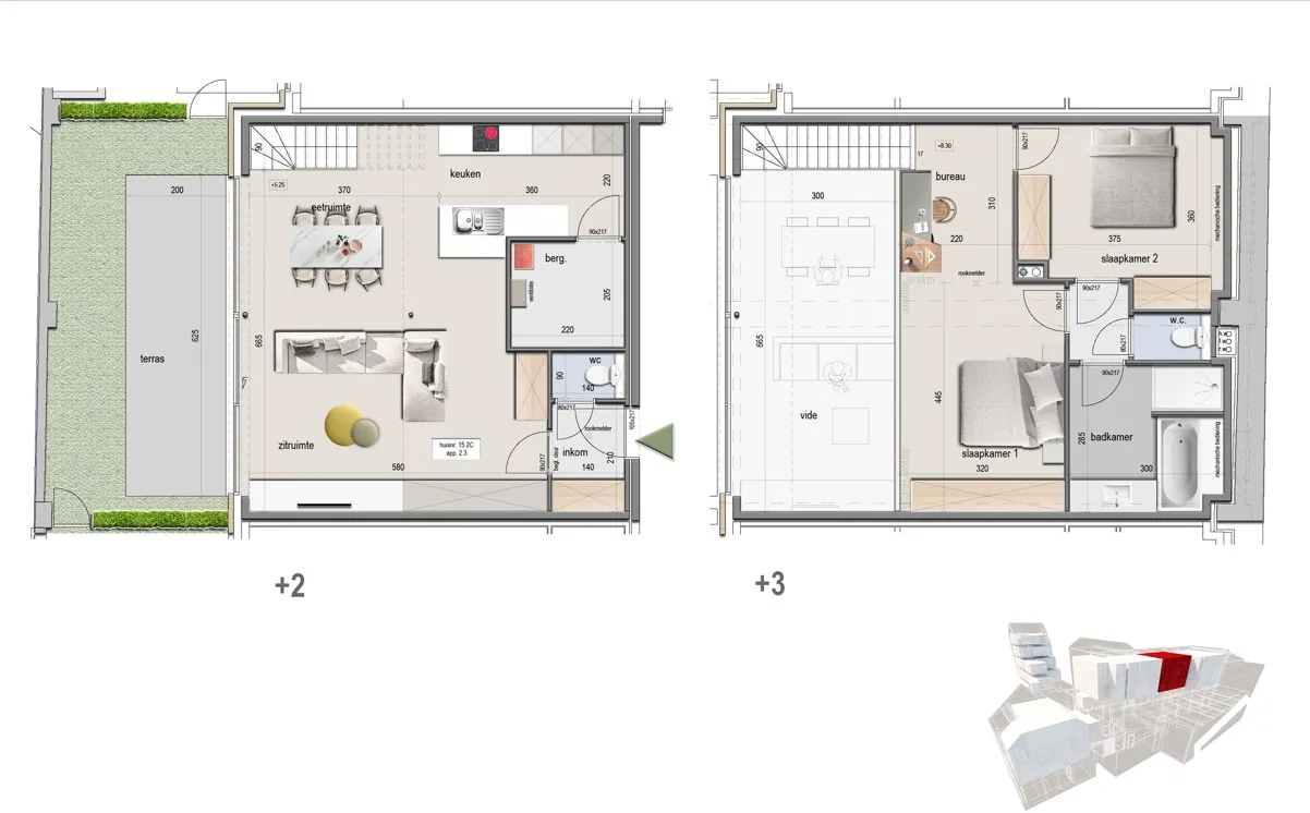 Appartement à vendre à Ypres avec 2 chambres - photo 2