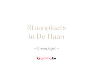 Staanplaats gelegen in het nieuwbouwproject Uilenspiegel. Een zeer centrale locatie in De Haan die ook perfect dienst kan doen als...