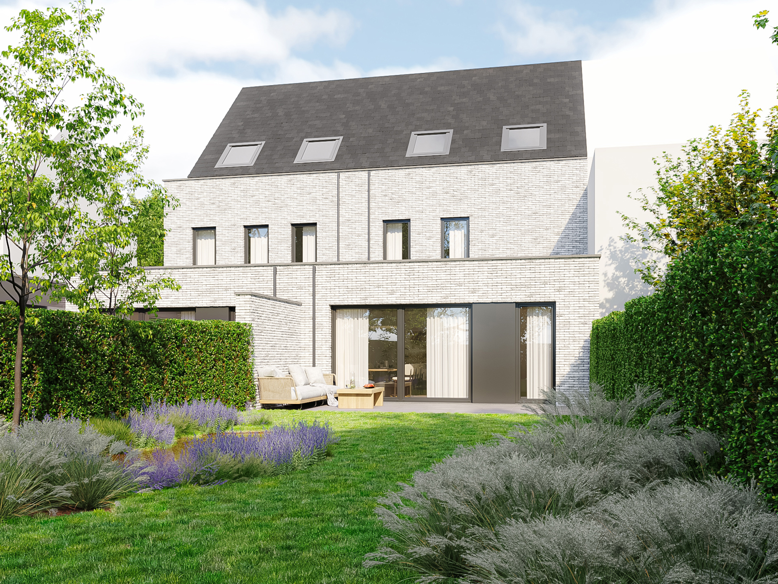 Moderne nieuwbouwwoning met 3 slpk.- 2 badk., tuin en garage - foto 2