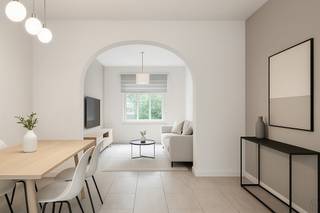 Goed gelegen TOFFE WONING met 3 slaapkamers, GARAGE en TUIN. INDELING: inkom en traphal, keuken met eetplaats, RUIME woonkamer,...