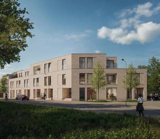 Ontdek ons nieuwste woonproject in het hart van Oostakker - Amandine: een uniek nieuwbouwproject dat niet alleen ruimte biedt aan een commerciële ruimte op de begane grond maar ook aan 9 moderne woonunits, inclusief 6 woningen en 3 appartementen. Dit lichtrijk 2 slaapkamer appartement is gelegen op de eerste verdieping met een oppervlakte van 112 m² en beschikt over een zuiders georiënteerd terras van 8.4 m².