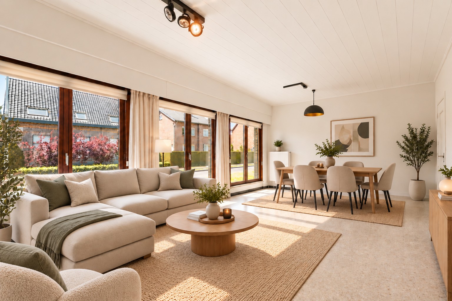 Vrijstaande bungalow met loods op een perceel van 865 m² te koop in Merendree - foto 4