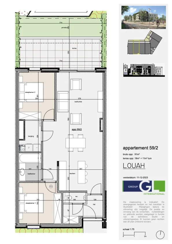 Appartement à vendre à Léau avec 2 chambres - photo 1
