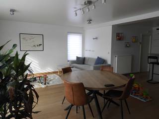 Appartement van ca 106m² op de eerste verdieping met 2 ruime slaapkamers op parket, badkamer metligbad, apart toilet, nachthal op parket, woonkamer...