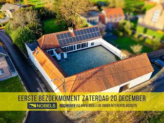 1ste bezoekdag zaterdag 20 december! Inschrijven kan via www.nobels.be onder referentienummer 4039275.CHARMANTE HOEVE met RECENTE RENOVATIES en...