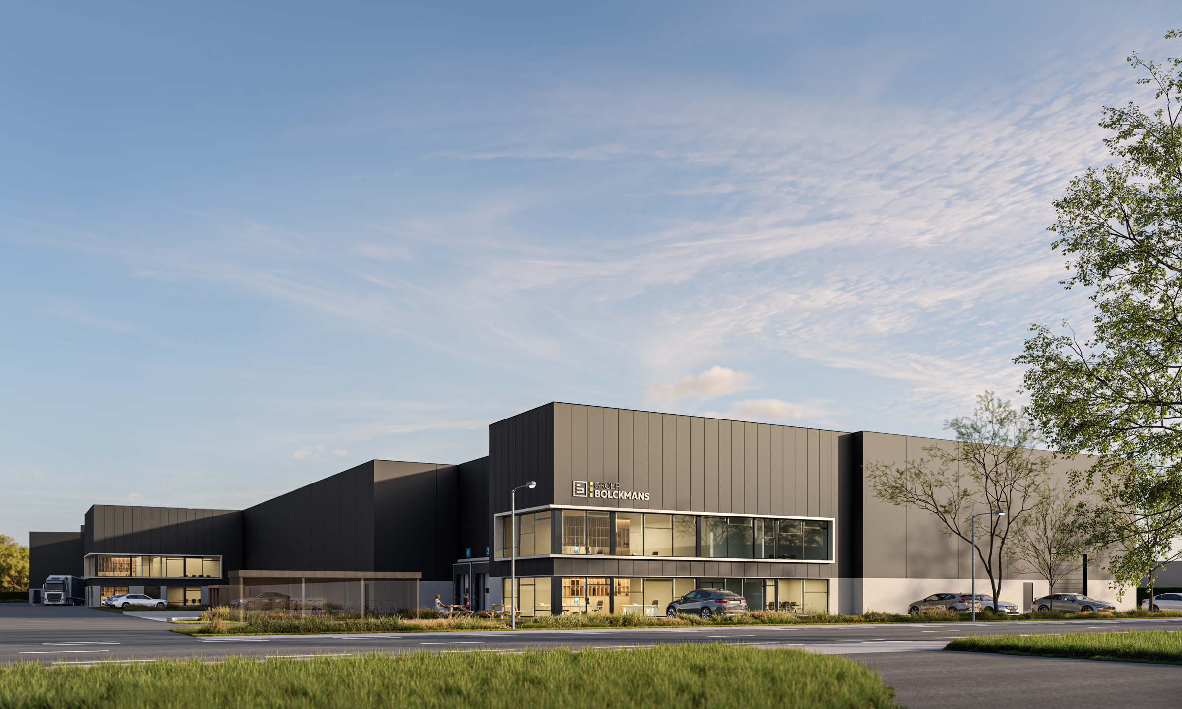 Built to Suit magazijn 4080m² met kantoor 480m² te huur