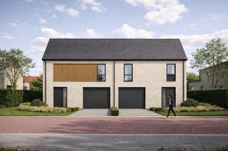 <ul>
<li>Halfopen woningen met inpandige garage</li>
<li>Vlotte verbinding naar Gent</li>
<li>3 tot 4 slaapkamers mogelijk</li>
<li>BEN-woningen (E30)</li>
</ul>
<br />OMGEVING<br />Aan de rand van Gent, tussen Evergem en Belzele, realiseert Potrell een kleinschalig en kwalitatief woonproject bestaande uit 12 halfopen en 3 gesloten woningen. De rustige, gezinsvriendelijke omgeving combineert aangenaam wonen met een uitstekende bereikbaarheid richting Gent. Scholen, winkels en openbaar vervoer bevinden zich in de nabije omgeving en zorgen voor extra wooncomfort.<br /><br />INDELING<br />Op het gelijkvloers beschikken de woningen over een inkomhal met gastentoilet, een inpandige garage en een ruime, lichtrijke leefruimte met open keuken. Aansluitend is er een praktische berging voorzien.<br />De verdieping omvat drie volwaardige slaapkamers, een badkamer en een apart toilet. Daarnaast beschikken de woningen over een ruime zolderverdieping die perfect kan worden ingericht als extra slaapkamer, bureau of hobbyruimte.<br /><br />E-PEIL<br />De woningen worden uitgerust met de nieuwste energiezuinige technieken, waaronder een warmtepomp en vloerverwarming. Hierdoor behalen ze moeiteloos een E-peil van 30. Als BEN-woningen (Bijna-EnergieNeutraal) staan ze garant voor een duurzame, energiezuinige en toekomstgerichte woonoplossing met optimaal wooncomfort.<br /><br />Wil je jouw droomwoning verder ontdekken? Bel ons op 09 394 67 95 of stuur een mailtje naar info@potrell.be voor een afspraak!<br /><br />WONING OP MAAT – JOUW WONING, JOUW STIJL<br />Maak van deze woning jouw droomhuis! Kies zelf jouw keuken, vloer en badkamer en geef de woning een persoonlijke toets. Instapklaar, volgens jouw smaak en stijl. Jij kiest – Potrell voert uit. Zo eenvoudig is het.<br /><br />Prijzen zijn exclusief kosten.