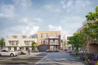 LANCERING NIEUWBOUWPROJECT DE ZEVENSTER TE RETIE CENTRUM <br />Een nieuwe, energiezuinige realisatie in het centrum van Retie<br /><br />Gelegen aan de Markt en het gemeentepark van Retie heeft De Zevenster een optimale ligging in het centrum.<br />De ideale bereikbaarheid, vlakbij openbaar vervoer, winkels en park op effectieve wandelafstand zijn enkele troeven van deze realisatie.<br />De nieuwe Fase 2 binnen het project bestaat uit 15 appartementen, 2 handelspanden en 3 woningen dewelke verdeeld werden over drie gebouwen wat een aangenaam en kleinschalig gevoel geeft: ‘De Brouwerij’ grenst aan het groene binnengebied van het project, De ‘Limonat’ grenst aan het gemeentepark en ‘De Ster’ ligt langs de Kerkhofstraat.<br />Aan de binnenzijde (tussen de Brouwerij – Limonat en De Ster) wordt een gemeenschappelijke binnentuin aangelegd die de groene long binnen het project vormt. Deze rustzone/binnentuin kan gebruikt worden door de eigenaars.<br />De oppervlaktes variëren van 71 m² tot 132 m², allen met een ruim privatief terras voor wie maximaal wil genieten van comfort zowel binnen als buiten. Alle appartementen zijn optimaal voorzien van ruimte en licht dankzij de grote raampartijen en hebben 1, 2 of 3 slaapkamers. <br />"De Zevenster" is gelegen in het bruisende centrum van Retie.<br />Bent u op zoek naar een nieuwbouw BEN-appartement dat luxueus is afgewerkt met kwalitatieve materialen, dan is dit project zeker interessant. <br />U kiest natuurlijk de volledige afwerking mee in samenspraak met de klantenbegeleider en de bouwheer volgens het lastenboek waarbij we steevast streven naar perfectie en waarde voor uw geld. <br />Wees er snel bij en kom eens langs om kennis te maken met dit nieuw project te Retie!<br /><br />"De Zevenster – Fase 2":<br />* Ideale centrum ligging <br />* Lichtrijke, ruime appartementen dankzij grote raampartijen<br />* Tijdloos bouwwerk <br />* Hoogwaardige &amp; kwalitatieve afwerking volgens uitgebreid lastenboek<br />* BEN-norm en een grote energetische performantie<br />* Collectieve, prachtig aangelegde tuin voor de bewoners<br />* Balansventilatie<br />* Vloerverwarming<br />* Afwerking op maat met alleen maar kwaliteitsmaterialen<br />* Ondergrondse privatieve parking