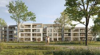 Welkom in onze toekomstgerichte, klimaat-en gezinsvriendelijke woonbuurt in Hallaar: autoluw, met een 5.000 m² grote parktuin en veel wandel- en fietspaden.<br /><br />In een nieuwe fase van dit project bouwen we 24 energiezuinige appartementen met uitzicht op de prachtige parktuin.<br /><br />Alle appartementen hebben een mooie bewoonbare oppervlakte en 1 of 2 mooie  terrassen. Je beschikt hier over 1, 2 of 3 slaapkamers, een lichtrijke woonkamer met eilandkeuken, een afgewerkte badkamer en berging. <br /><br />Ook een ondergrondse parkeerplaats, berging en fietsenstalling zijn voorzien. <br /><br />Jouw nieuwe thuis is aangesloten op een warmtenet met geothermie, dat verwarmt en passief koelt. Duurzaam én energiezuinig.<br /><br />Onze klantenbegeleider staat jou bij met advies op maat voor een interieurafwerking volgens jouw smaak en wensen.