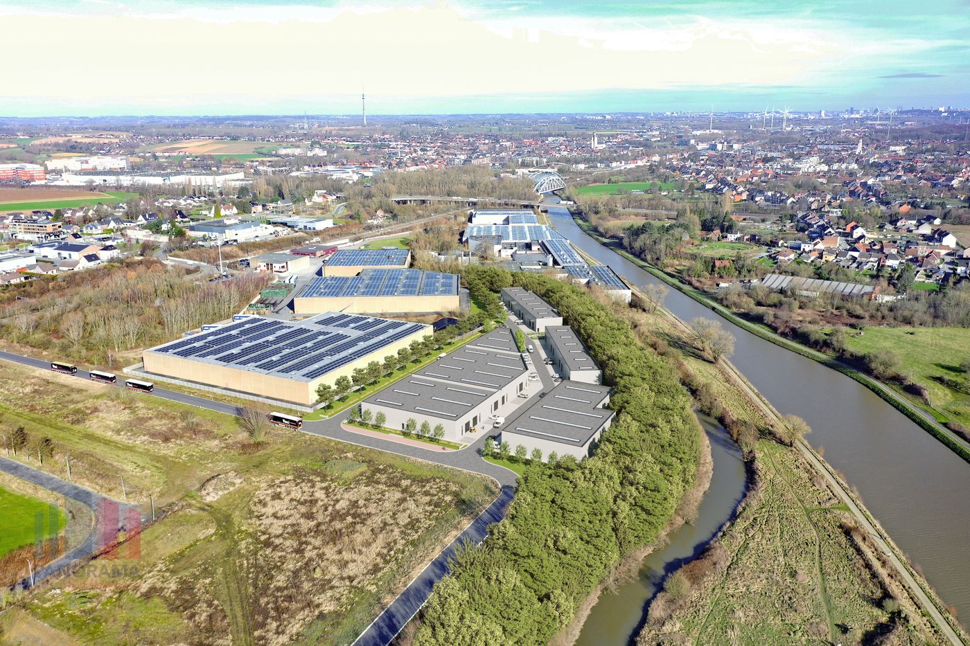 Nieuwbouw KMO-unit van 216 m² nabij de E429 - foto 3