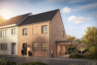 In Lede bouwt Hectaar deze landelijke, halfopen bebouwing. Met 3 volwaardige slaapkamers, een praktische indeling en moderne technieken vormt deze woning de ideale basis voor jouw nieuwe thuis. Dankzij de lucht-waterwarmtepomp, vloerverwarming op het gelijkvloers en het gunstige e-peil kies je voor toekomstgericht wonen. Bovendien bevinden winkels, lokale handelszaken, openbaar vervoer en andere dagelijkse voorzieningen zich op wandel- en fietsafstand.<br /><br />Als koper heb je ruime inspraak in de inrichting en afwerking. Samen met onze betrouwbare partnerleveranciers kies je de materialen en afwerkingsmogelijkheden die aansluiten bij jouw persoonlijke smaak en budget. Zo creëer je een thuis die helemaal bij jou past.<br /><br /><strong>Indeling van de woning:</strong><br />Gelijkvloers: inkomhal met gastentoilet, ruime en lichtrijke leefruimte met open keuken en een aparte berging.<br />Verdieping: nachthal met apart toilet, 3 volwaardige slaapkamers en badkamer met ligbad, douche en dubbel lavabomeubel.<br />Zolder: toegankelijk via het zolderluik en ideaal als extra opbergruimte. <br /><br /><strong>Troeven van deze woning:</strong>
<ul>
<li>Centrale ligging </li>
<li>Energiezuinig wonen</li>
<li>Lucht-water warmtepomp en vloerverwarming op het gelijkvloers </li>
<li>Regenwaterput 7.500l aangesloten op toiletten/wasmachine/buitenkraan</li>
<li>Mogelijkheid tot het plaatsen van een carport </li>
</ul>
Ontdek de mogelijkheden van deze nieuwbouwwoning en maak een afspraak bij ons op kantoor. We vertellen je graag meer over het project en begeleiden je bij de verschillende stappen naar jouw nieuwe thuis.<br /><span>(Foto's zijn referentiebeelden van voorgaande projecten)</span>