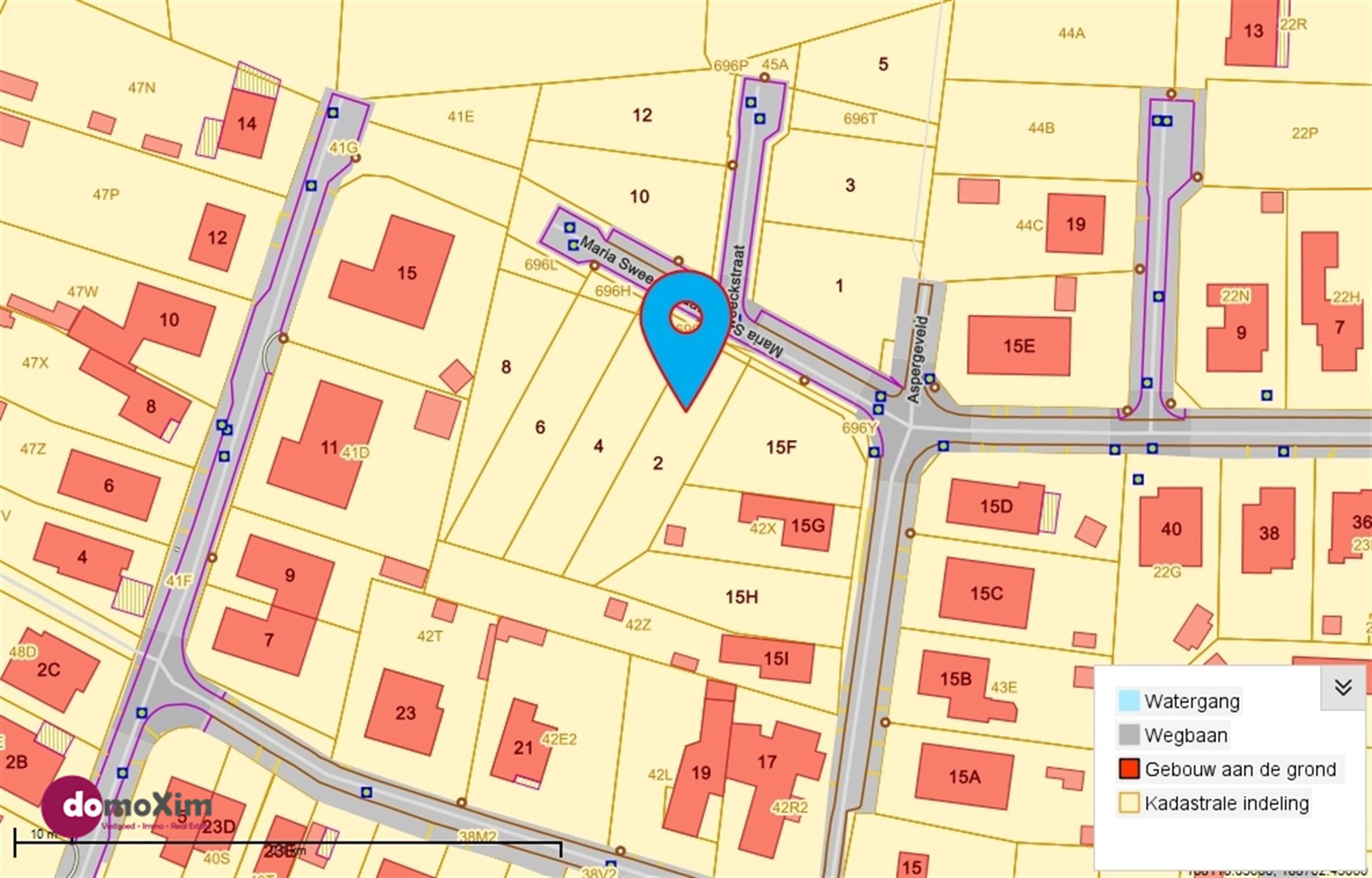 Bouwgrond voor een halfopen bebouwing op 5 are 54 ca in een rustige verkaveling - foto 5