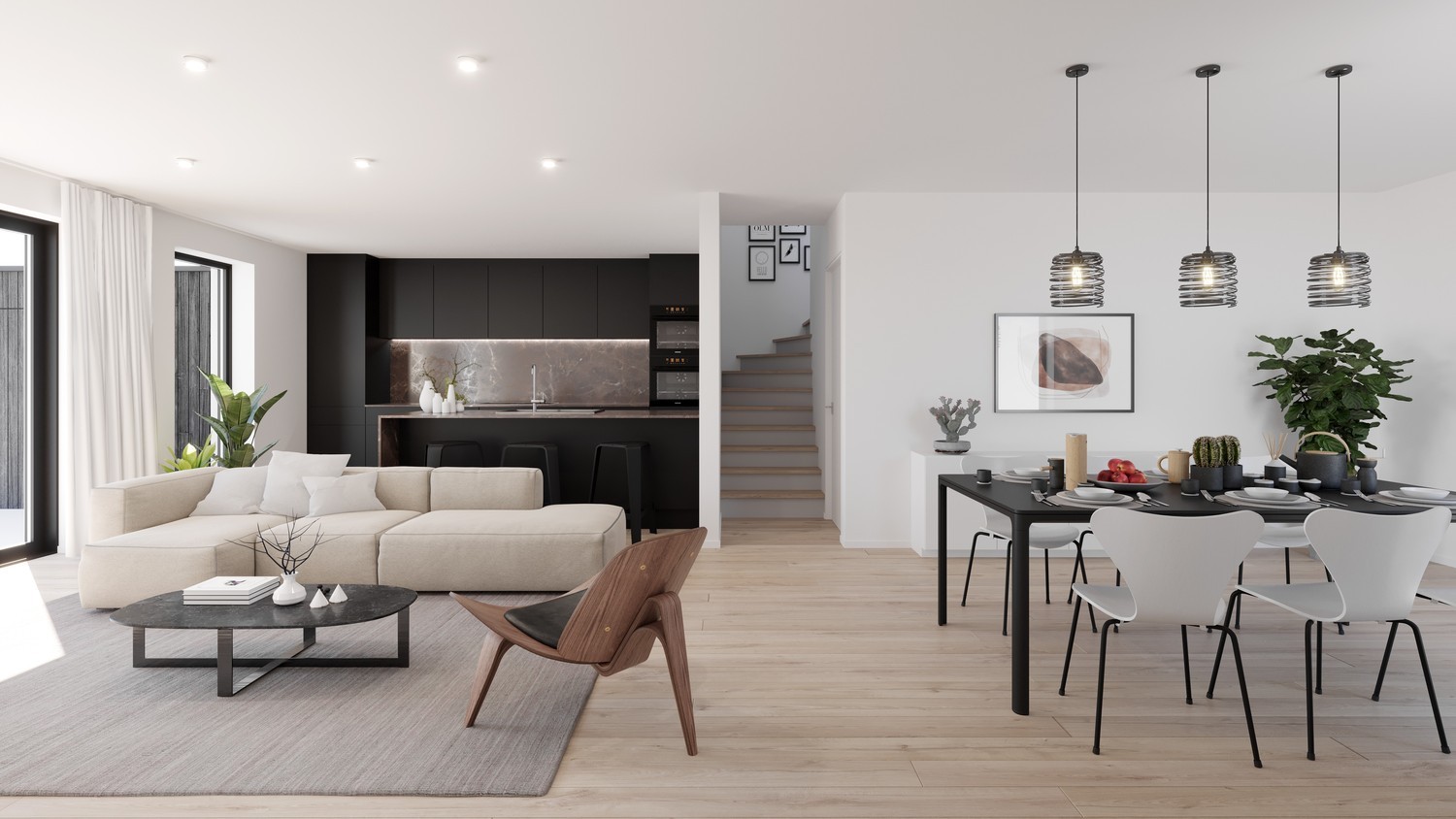 Nieuwbouw halfopen lichtrijke woning met mooie, zonnige tuin - photo 3