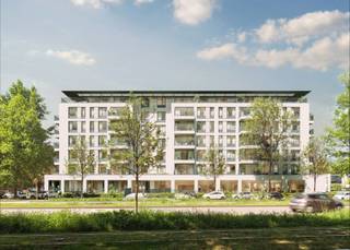 LA SOURCE - Appartement 01.02 <br />2 chambres | 1er étage | 108,8 m2 | Terrasse 9,9 m2 <br /> <br />LA SOURCE est un projet résidentiel exclusif à Woluwe-Saint-Pierre, proche de Montgomery, Stockel et du Parc de Woluwe. <br />Ce spacieux appartement de 2 chambres au 1er étage offre 108,8 m2 de surface habitable avec une terrasse de 9,9 m2 - idéal pour les couples et jeunes familles. <br /><br />Les atouts : <br />- Agencement spacieux avec 2 vraies chambres <br />- Emplacement de choix proche de Montgomery, Stockel et du Parc de Woluwe <br />- Grandes baies vitrées et séjour ouvert <br />- Finitions haut de gamme avec personnalisation possible <br />- Chauffage au sol et panneaux solaires <br />- Mobilité électrique prévue <br />- Sans TVA - conditions de lancement exceptionnelles <br /><br />Plus d'info : lasource-woluwe.be