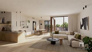 <p><span>Kom deze penthouse bekijken op Blauwe Zaterdag, de kijkdag van Immo Diest.<br />Za 6/12 tussen 13u-15u. Ben je graag zeker van een plaatsje? Bel Immo Diest: 013 31 25 22. </span></p><p><span> </span></p><p><span>Appartementen zijn BEN appartementen E-peil = 15 (=zeer energiezuinig, Bijna Energie Neutraal!)</span></p><p><span>Ontdek ZuiderZand,  wonen in een oase van groen.</span></p><p><span>Penthouse Z3.1</span><span> is gelegen op de derde verdieping en heeft zicht op zowel de voortuin als de binnentuin.</span></p><p><span>Het terras van 35m² is zuidwest gericht.</span></p><p><span>De penthouse heeft 3 slaapkamers, waarvan de masterbedroom met dressing, 2 badkamers, 2 toiletten en een ZEER ruime leefruimte met een lengte van 9,64meter voorzien van een heel groot raam dat uitgeeft op het terras.</span></p><p><span>Uniek aan deze penthouse is dat de lift uitkomt in het appartement!!</span></p><p><span>Interesse in deze prachtige &amp; unieke penthouse: bel 013/31.25.22</span></p><p><span>Voor deze penthouse zijn er </span><span>3 OPTIES</span><span> mogelijk:</span></p><p><span>1. Verkopen volgens de plannen zoals heden uitgevoerd</span></p><p><span>2. Verkopen volgens de variantie verkoopplannen</span></p><p><span>3. Verkopen volgens de plannen waarbij er 4 slaapkamers mogelijk zijn </span></p><p><span> </span></p><p><span>Het project Zuiderzand</span></p><p><span>Privacy &amp; rust:</span></p><p><span>Immodiest verkoopt met trots 46 units in Tessenderlo verdeeld over 2 gebouwen. </span></p><p><span>De L-vorm van deze twee gebouwen zorgt voor zuurstof en een speelse indeling. </span></p><p><span>Het project is ingesloten door de Hulsterweg en de Zandstraat. Je bent dus 100% zeker van privacy en rust. </span></p><p><span>Een kleine oase in de straat:</span></p><p><span>De landschapsarchitect voorziet de parktuin van hoogstammige bomen en wadi’s rond het project en laagstammige struiken en bomen in het binnengebied. </span></p><p><span>De groene rand zorgt voor privacy en de gezellige tuinpaden nodigen uit tot een wandelingetje. Één ding is zeker: dit wordt dé groene oase van de straat.</span></p><p><span>Doordacht ontworpen:</span></p><p><span>Maandenlang studiewerk: zo zorgen we voor een gebouw op maat van elke bewoner, met alle comfort.</span></p><p><span>Nauwkeurig gebouwd:</span></p><p><span>Onze zorgvuldig uitgekozen aannemers bouwen volgens de traditionele, tijdbestendige en duurzame methoden.</span></p><p><span>Betaalbaar opgeleverd.</span></p><p><span> </span></p><p><span>Graag meer informatie, maak nu je afspraak voor een presentatie &amp; bel 013/31.25.22 </span></p><p><span>Wij helpen je graag verder.</span></p><p><span> </span></p><p><span>ZuiderZand is </span><span>een ontwikkeling van Veraltis</span></p>