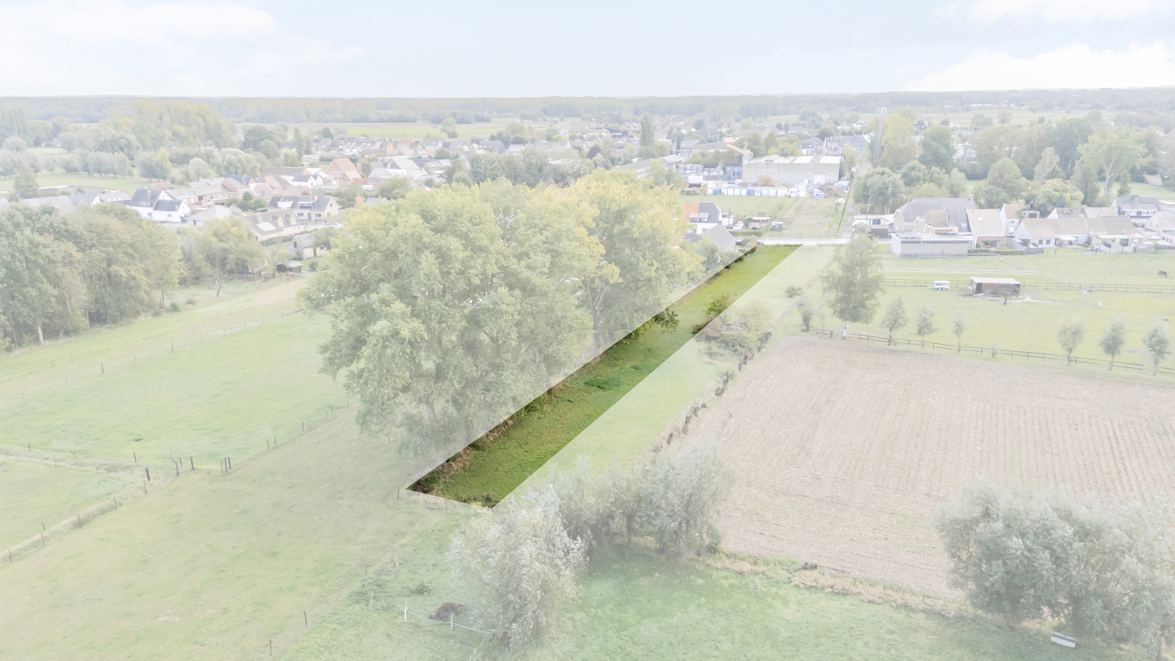 Ruim perceel te koop voor halfopen bebouwing in Berlare - foto 2