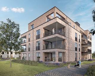 <strong>Project Pelt Willem II</strong> – nieuw wonen in het groen<br /><br />Willem II is een nieuwe woonuurt van Matexi waar comfort, duurzaamheid en ligging centraal staan. De buurt combineert eigentijdse appartementen en woningen rond een aangename collectieve daktuin. Dankzij geothermische energie is het project bijzonder energiezuinig. U woont hier rustig en groen, met het centrum van Pelt op wandelafstand.<br /><br /><strong>Lot 36 APP 1.4 </strong>– 2 slaapkamers – 99 m² – terras 12 m²<br /><br />Appartement met twee slaapkamers en open leefruimte met toegang tot het terras. De moderne architectuur en duurzame technieken garanderen een hoog wooncomfort.<br />Verplicht aan te kopen: berging en autostaanplaats<br />