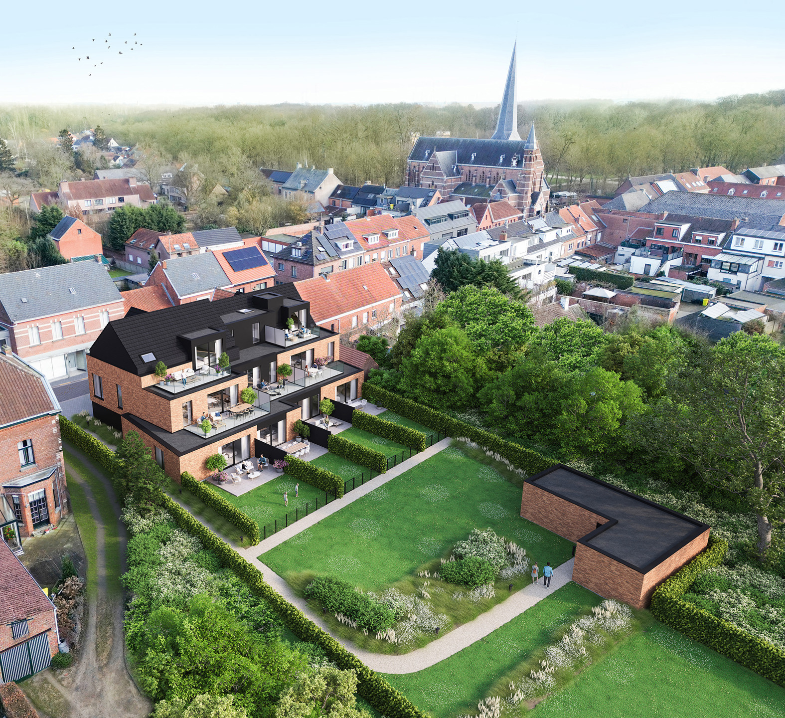 Nieuwbouwappartement met tuin in Hingene - foto 3