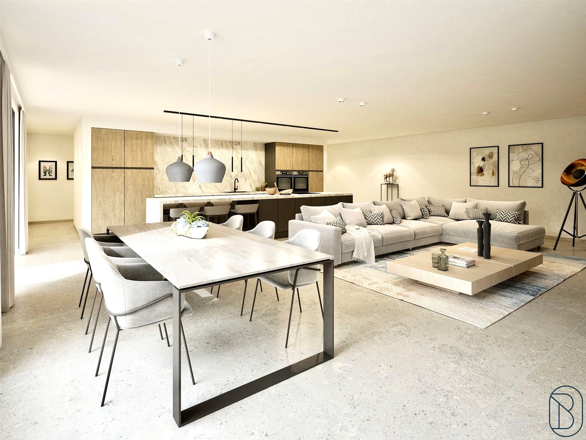 CASCO-gebouw met 12 appartementen en terrassen, goed gelegen - foto 5