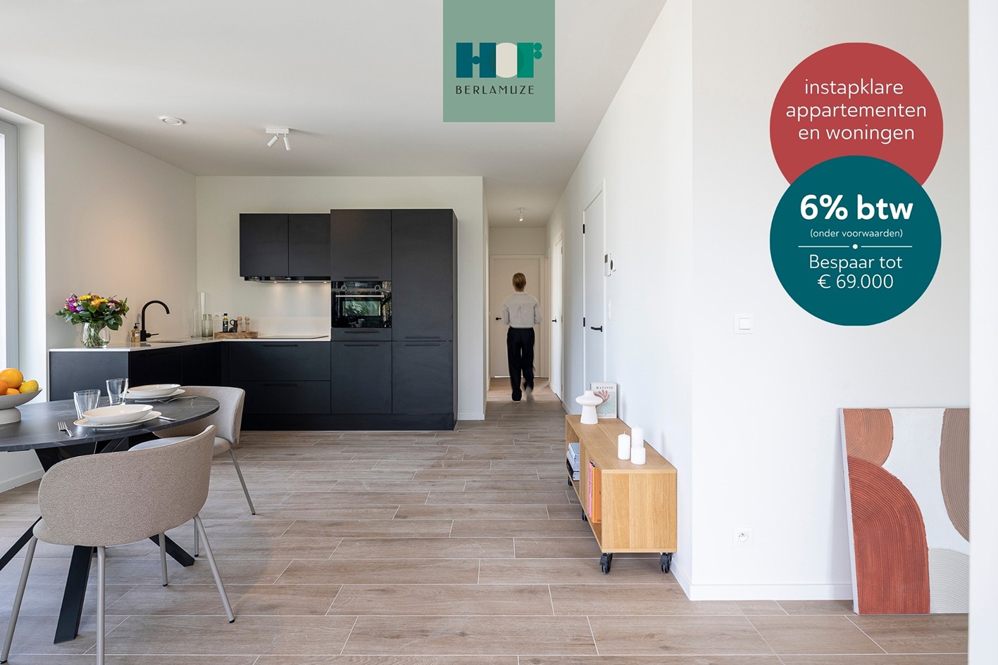 Lichtrijk 2-slaapkamer hoekappartement met 2 terrassen en een privatieve tuin - foto 2