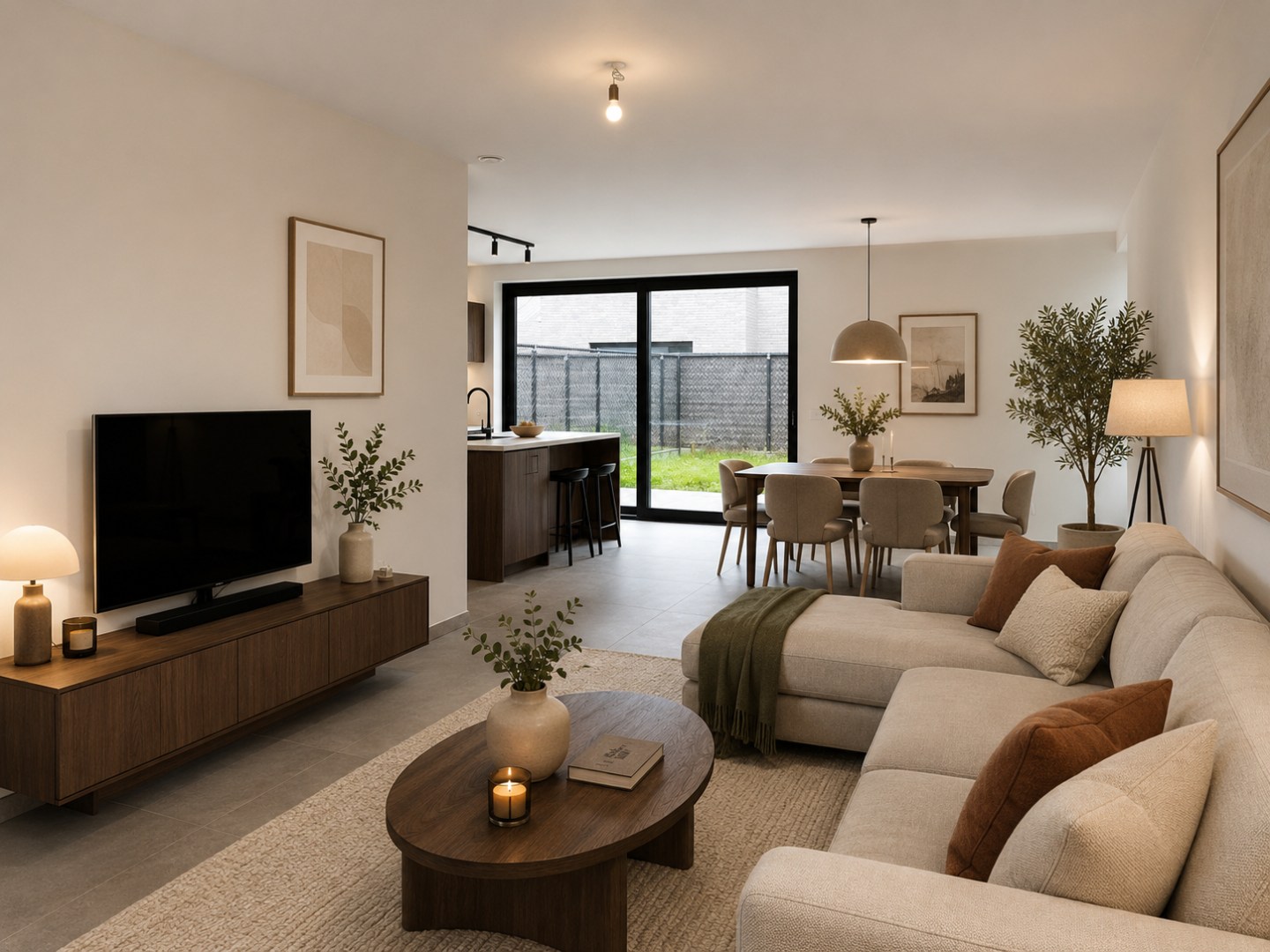 NIEUWBOUWPROJECT MET 2 INSTAPKLARE NIEUWBOUWWONINGEN MET 3 SLPKS | TUIN EN CARPORT - foto 3