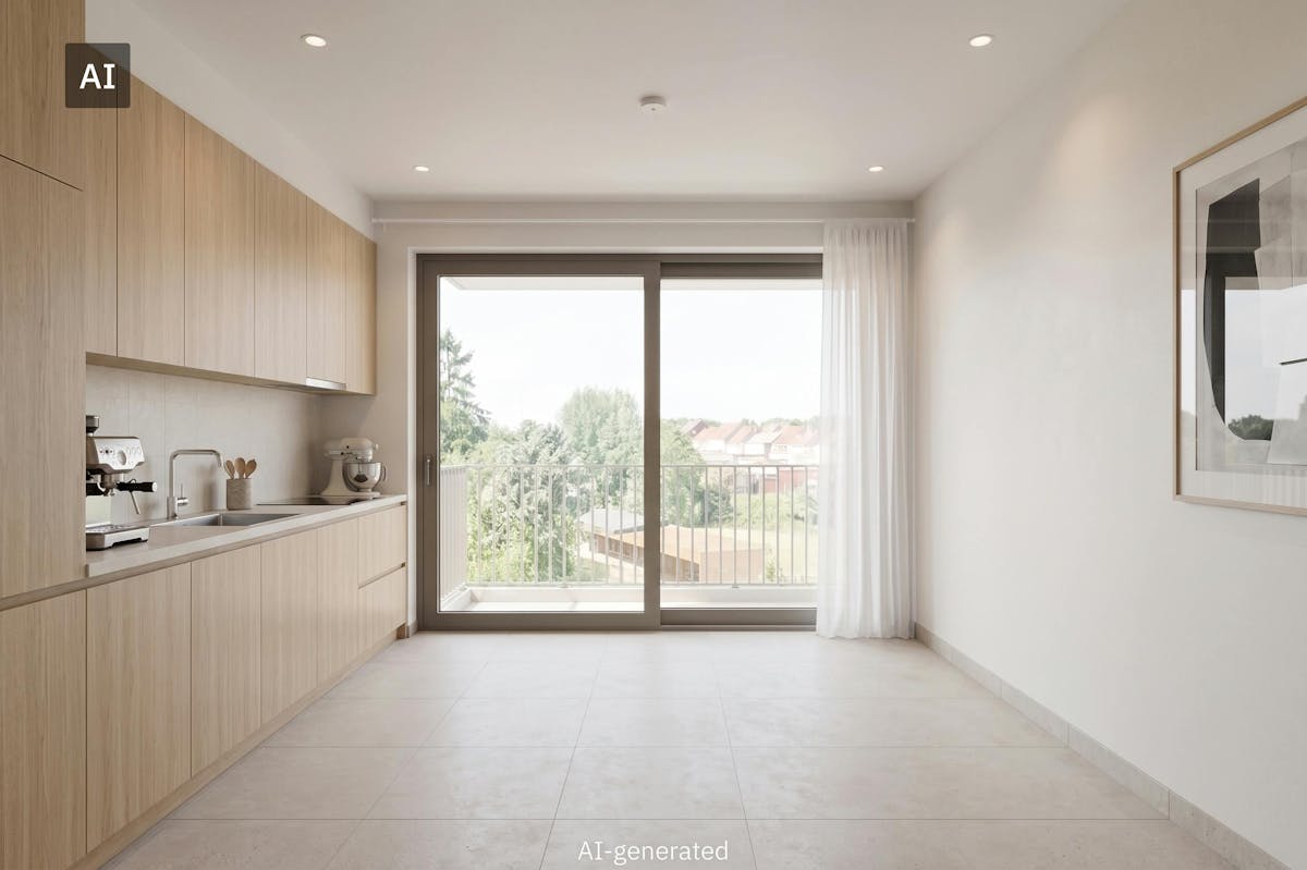 Nieuw 1-slaapkamerappartement te koop in residentie Greenscape - foto 3