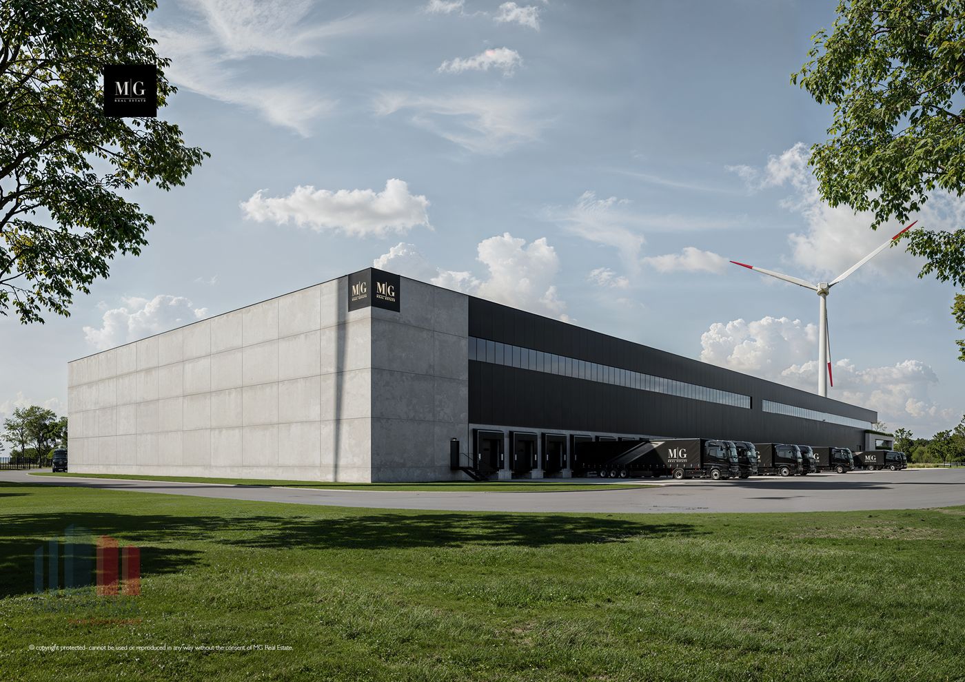 LOGISTIEKE MAGAZIJN MET UITSTEKENDE ZICHTBAARHEID VANAF DE E313 - foto 3