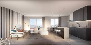 Residentie îlot: stijlvol wonen aan het Kempisch Dok - Rust, ruimte en stad binnen handbereik.<br /><br />Aan de oevers van het Kempisch Dok-Westkaai, in het hart van de bruisende Cadixwijk op het Eilandje, verrijst een kleinschalig en verfijnd nieuwbouwproject dat stedelijke elegantie moeiteloos combineert met rust en ruimte. <br /><br />In Residentie îlot zijn slechts 9 appartementen beschikbaar, waarvan 6 met één slaapkamer en 3 met drie slaapkamers. Elk appartement beschikt over een terras om maximaal te genieten van zon en uitzicht. De grotere units bieden panoramisch zicht op het water en zijn daarmee echte pareltjes voor wie luxe en rust zoek in een stedelijke context.<br />Met een E-peil onder de 30 is dit project bovendien volledig klaar voor de toekomst, dit onder meer door middel van warmtepompen, zonnepanelen, ventilatie D, .... Duurzaam bouwen betekent niet alleen lagere energiekosten, maar ook een bijdrage aan een groenere stad.<br />Mogelijkheid tot aankoop van een berging en een parkeerplaats. 1 garagebox. <br /><br />Of je nu op zoek bent naar je eerste woning, een stadsappartement met karakter, of een investering in een opkomende buurt: dit project biedt het allemaal.<br /><br />Info en verkoop:<br />De verkoop geschiedt onder BTW op de constructies en registratierechten op het grondaandeel, onder de voorwaarden van de wet Breyne. Voor meer info of een verkennend gesprek, contacteer Karin via 0486/97 84 27 of karin@reds.be.