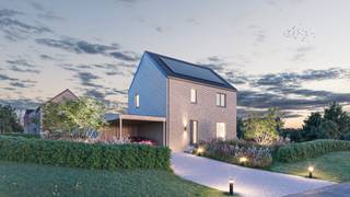 Située à Cognelée, au nord de Namur, cette <strong>villa 4 façades</strong> propose un cadre de vie contemporain, lumineux et durable, au sein d’un environnement calme et verdoyant.<br /><strong>Vendu sur plan</strong>, ce lot vous offre <strong>le choix des finitions</strong> (cuisine, sols, sanitaires, carrelages…) pour façonner un intérieur à votre image.
<ul>
<li><span><strong>Séjour lumineux</strong></span></li>
<li><span><strong>Cuisine ouverte</strong></span></li>
<li><span>Hall d’entrée, <strong>WC séparé</strong>, <strong>débarras / local technique</strong>.</span></li>
<li><span><strong>3 chambres</strong> </span></li>
<li><span><strong>Deux salles d’eau</strong> + <strong>WC séparé</strong></span></li>
<li><span><strong>Grenier aménageable</strong> (permettant l’<strong>aménagement</strong> en <strong>4</strong><strong>ᵉ chambre</strong>, <strong>bureau</strong> ou <strong>salle de jeux</strong>)</span></li>
</ul>
<strong>Équipements & performance énergétique (QZEN)</strong>
<ul>
<li><span>Habitat <strong>Quasi Zéro Énergie</strong> : PEB A/A+</span></li>
<li><span><strong>Pompe à chaleur air/eau</strong> (chauffage + eau chaude)</span></li>
<li><span><strong>Chauffage par le sol</strong> au rez <strong>et</strong> à l’étage</span></li>
<li><span><strong>Ventilation double flux</strong></span></li>
<li><span><strong>Panneaux photovoltaïques inclus</strong></span></li>
<li><span><strong>Citerne d’eau de pluie 10.000 L</strong></span></li>
</ul>
<br /><strong>Un cadre de vie idéal à Cognelée</strong>
<ul>
<li><span>À <strong>10 minutes de Namur</strong> : commerces, écoles, universités, culture, gare. </span></li>
<li><span>Connexions rapides <strong>E411 – E42</strong> (échangeur de Daussoulx) et <strong>arrêt de bus en face du projet</strong>. </span></li>
<li><span>Quartier résidentiel paisible, verdure et vues dégagées sur les champs.</span></li>
</ul>
<br /><strong>Prix hors frais et hors TVA</strong> – <strong>prix fixe non révisable dès signature du compromis</strong>)<br /><br /><strong>Intéressé(e) ?</strong><br />Contactez‑nous pour recevoir les plans, discuter des options ou planifier un rendez‑vous :<br />📞 <strong>010 812 621</strong><br />📩 <strong>info@durabrik.be</strong><br /><br /><em>Les images et surfaces sont indicatives.</em>