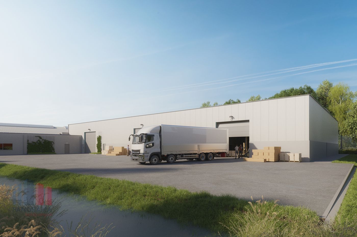 Hoogwaardig nieuwbouwmagazijn met ruim buitenterrein op vlot bereikbare locatie - foto 4