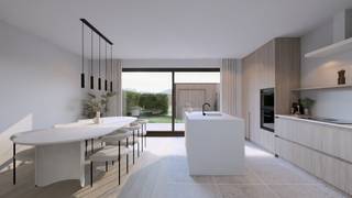 <strong>Project Pelt Willem II</strong> – nieuw wonen in het groen<br /><br />Willem II is een nieuwe woonuurt van Matexi waar comfort, duurzaamheid en ligging centraal staan. De buurt combineert eigentijdse appartementen en woningen rond een aangename collectieve daktuin. Dankzij geothermische energie is het project bijzonder energiezuinig. U woont hier rustig en groen, met het centrum van Pelt op wandelafstand.<br /><br /><strong>Lot 8 + carport 1</strong> – gesloten bebouwing – 3 slaapkamers – perceel 159 m²<br /><br />Lichte, energiezuinige woning met drie slaapkamers en een aangename tuin. De woning biedt hedendaags comfort in een rustige buurt nabij het centrum.<br />Inbegrepen: carport<br />