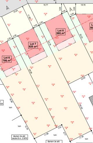 7 bouwgronden voor open bebouwing op toplocatie in LeefdaalDeze bouwgronden bevinden zich in een doodlopende straat te Leefdaal (Bertem) op een...