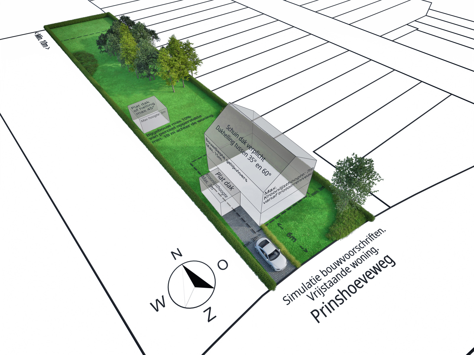 BOUWGROND GELEGEN IN DOODLOPENDE STRAAT - foto 2